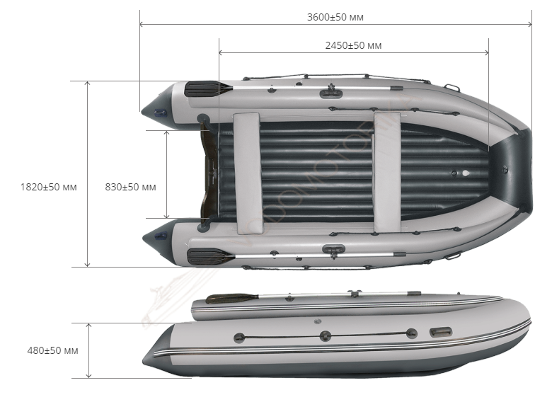 Лодка надувная REEF 360F НД Тритон