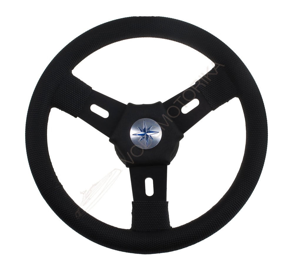 Рулевое колесо ELBA обод и спицы черные д. 300 мм Volanti Luisi
